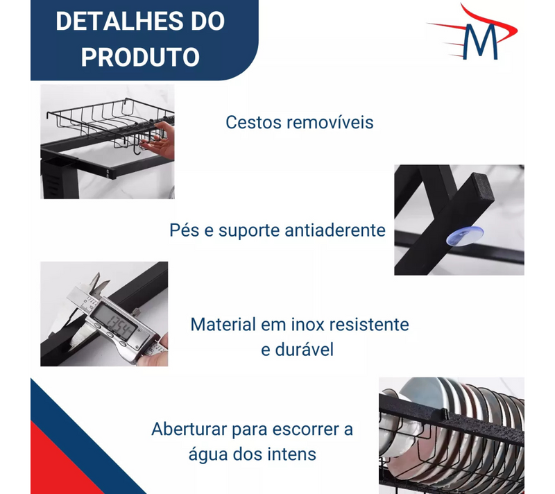 Escorredor & Organizador + BRINDE