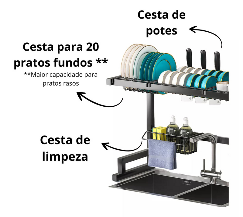 Escorredor & Organizador + BRINDE