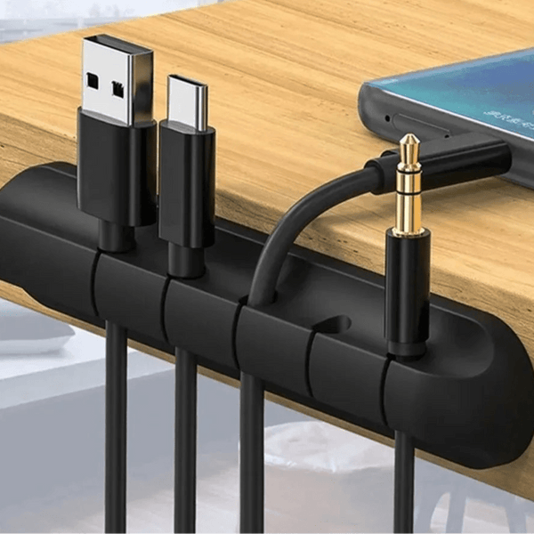 Organizador de cabos USB de silicone