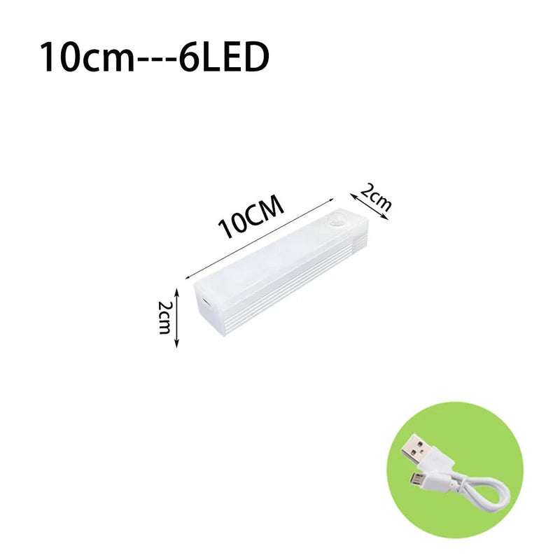 Luz LED com sensor de movimento, luz noturna LED sem fio