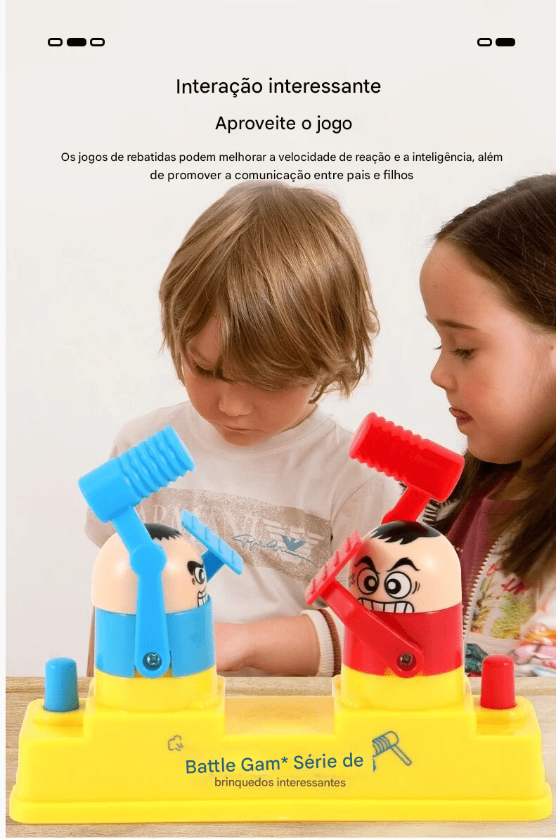 Mini máquina de jogo de luta de dedo para crianças