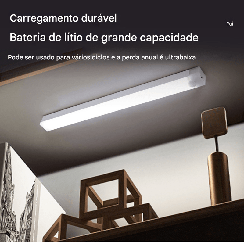Luz LED com sensor de movimento, luz noturna LED sem fio